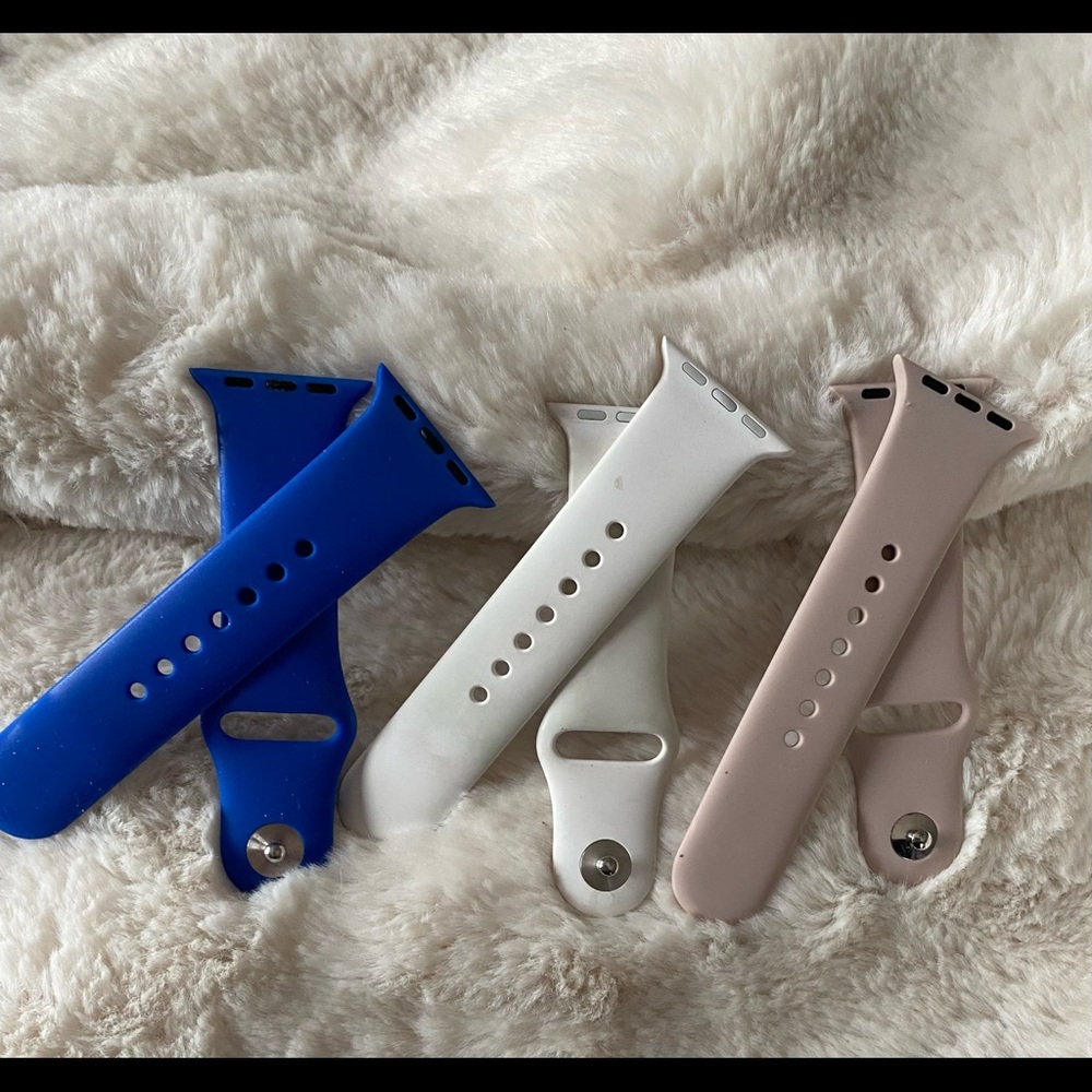 Silicone Watchband Set - 38mm / 40mm Apple Watch compatible
